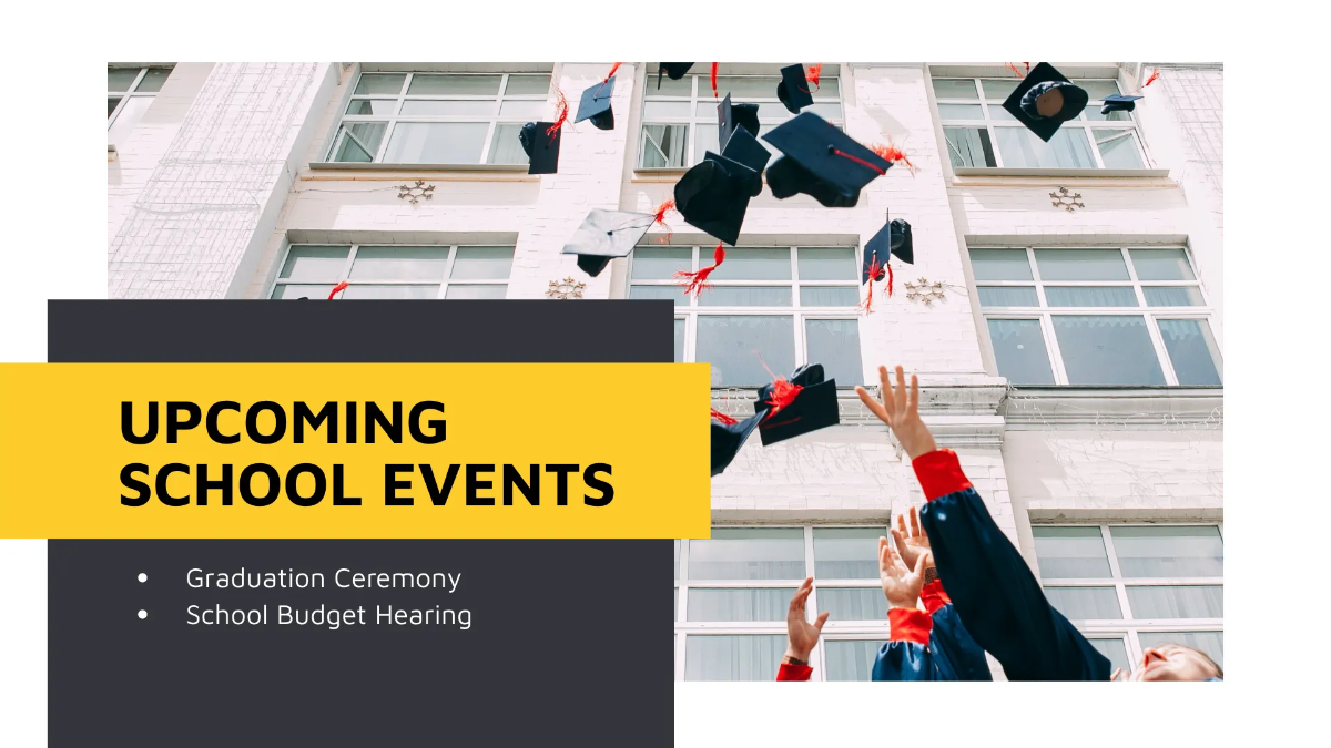 Free School Budget Presentation Template to Edit Online