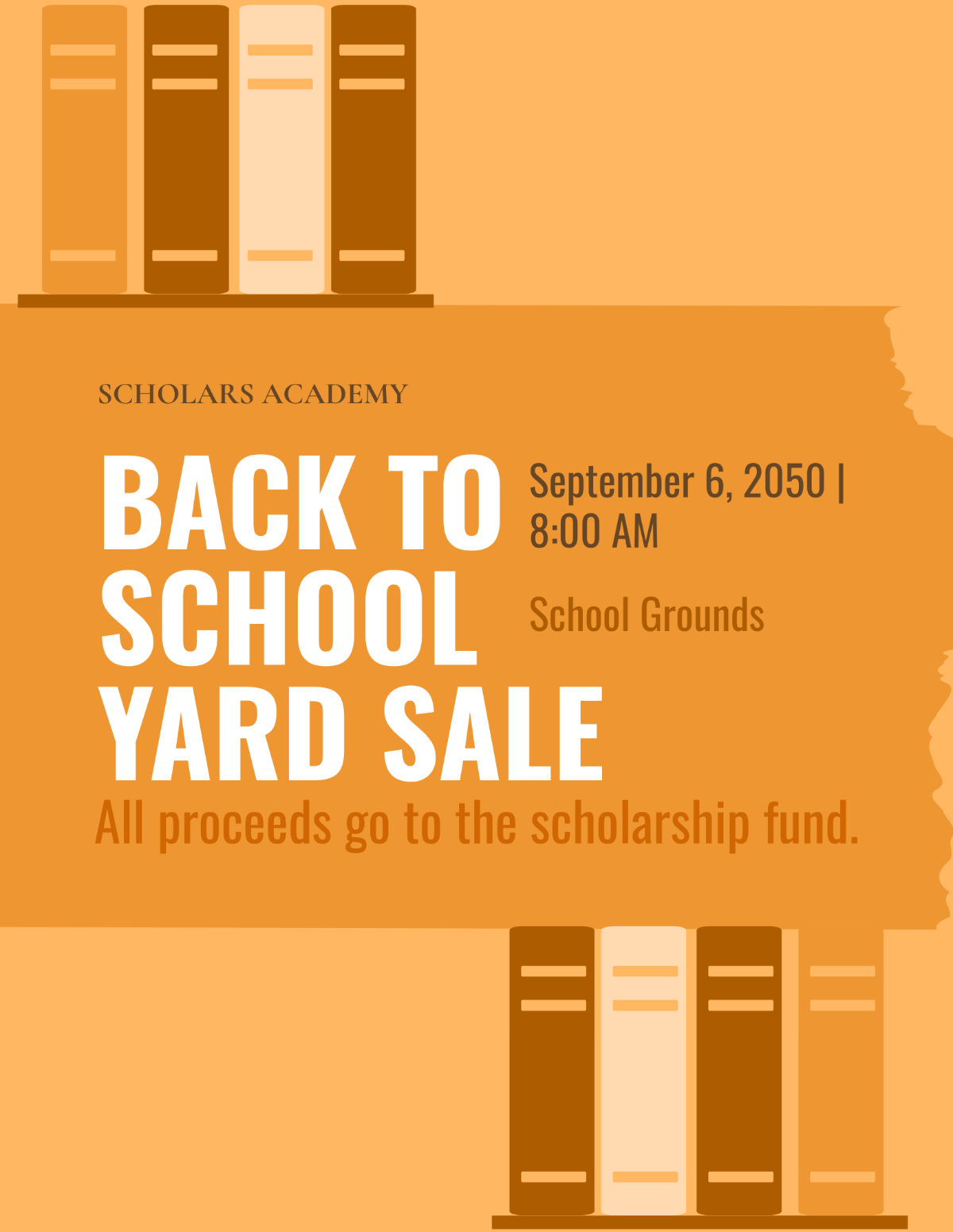 School Yard Sale Flyer Template