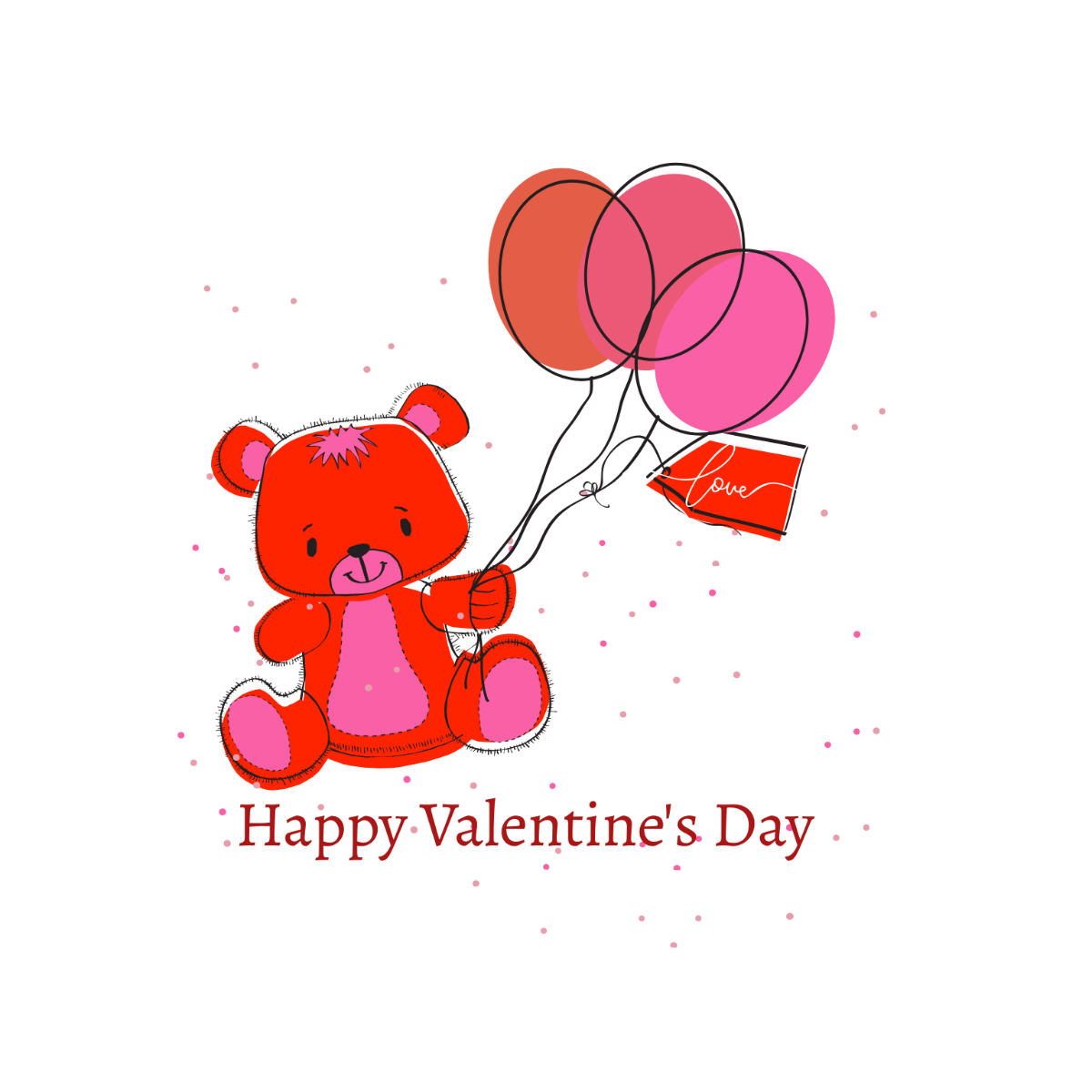 Valentine's Day Clipart Template