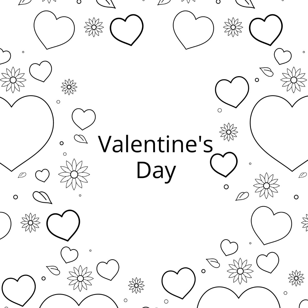 Free Happy Valentine s Day Drawing Template Edit Online Download Template