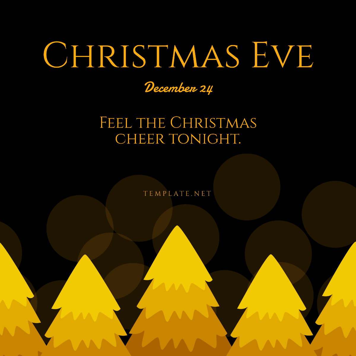 Free Christmas Eve Instagram Post Template - Edit Online & Download