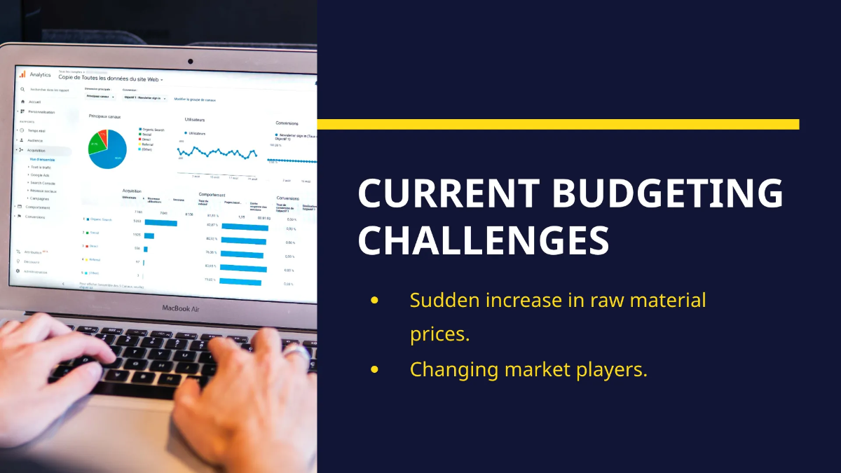 Free Half Budget Presentation Template to Edit Online