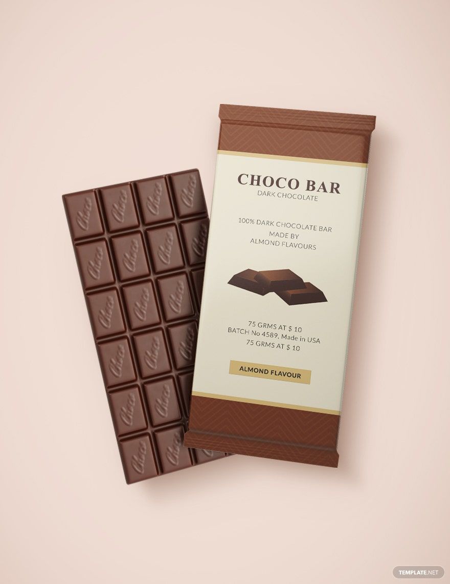 Free Printable Chocolate Packaging Template