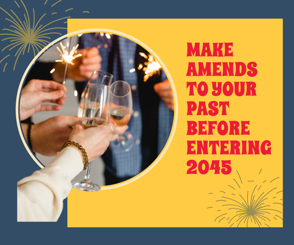 New Year's Day Photo Banner Template