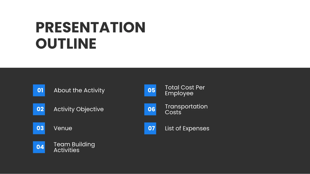 Free Company Budget Presentation Template to Edit Online