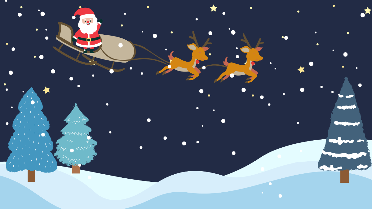 Christmas Eve Background Template