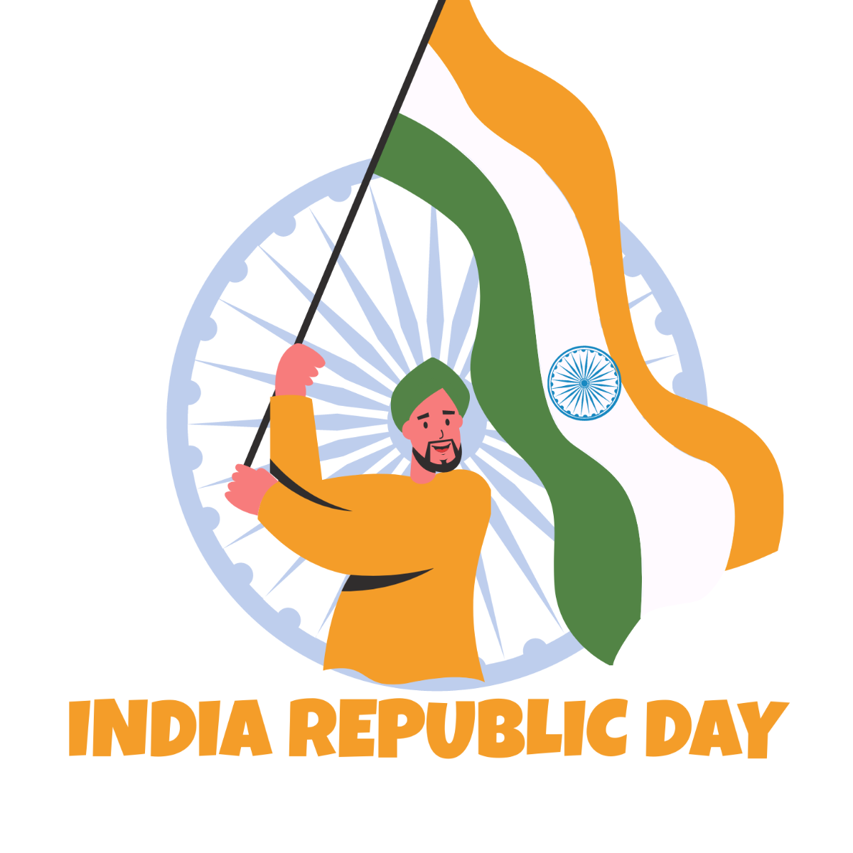 Transparent Republic Day Clipart Template