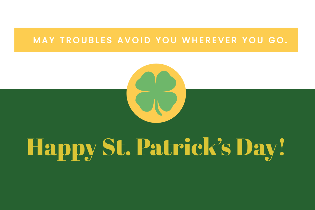 St. Patrick's Day Blog Banner Template