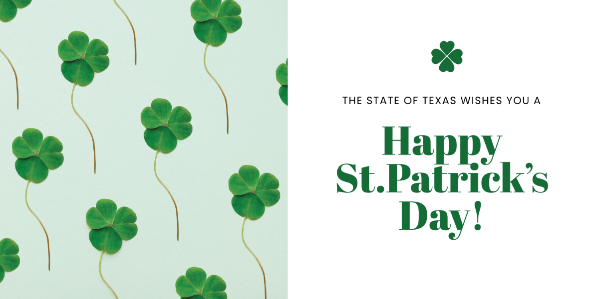 St. Patrick's Day Photo Banner Template