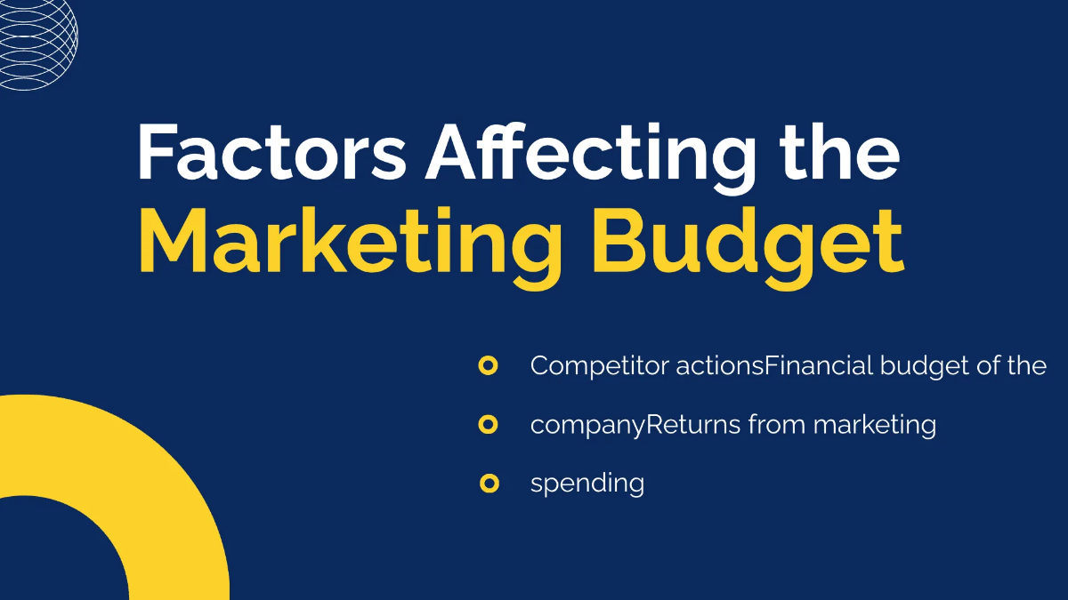 Free Budget Infographics Presentation Template to Edit Online