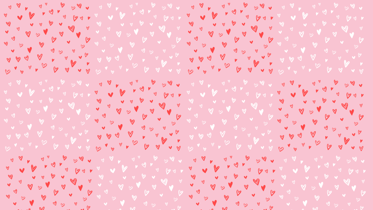 Valentine's Day Pattern Background Template