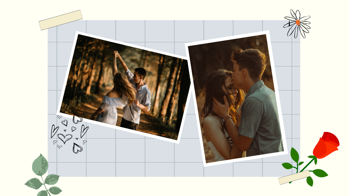 Valentine's Day Photo Background Template - Edit Online & Download