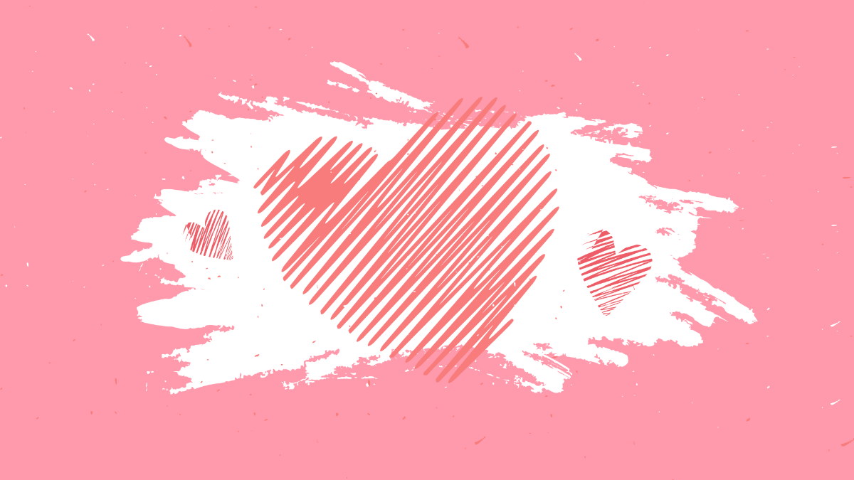 Valentine's Day Texture Background Template