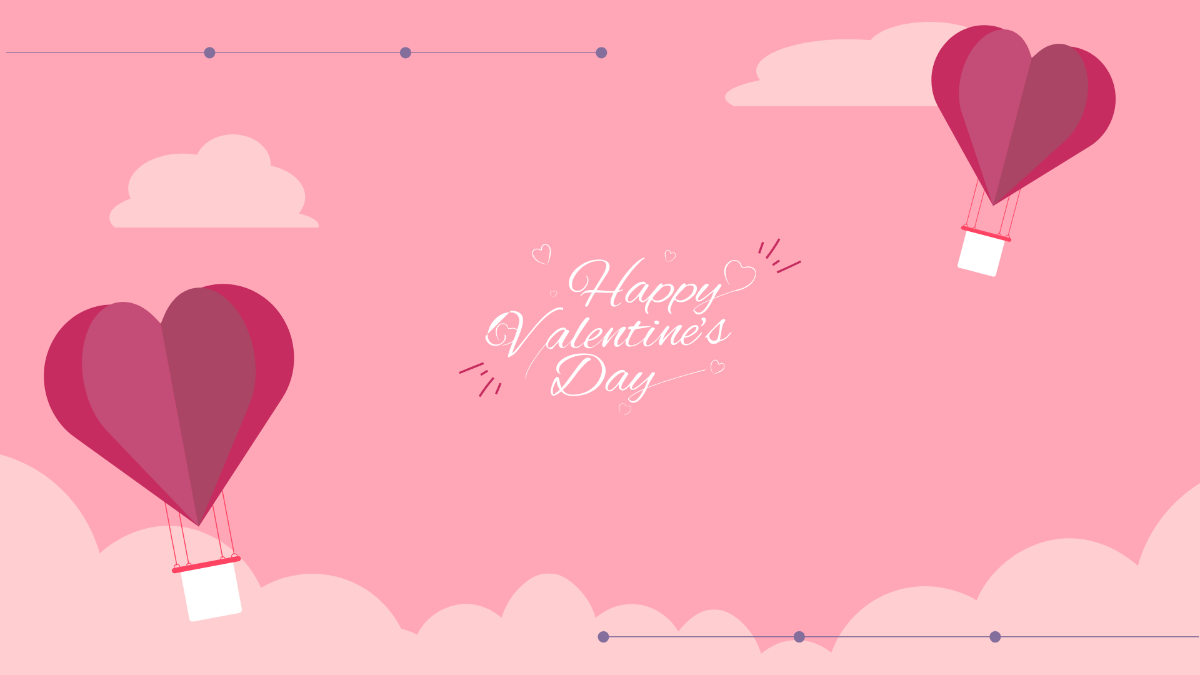 Valentine's Day Vector Background Template