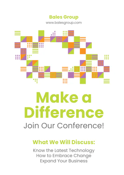 Free Conference Handout Template to Edit Online
