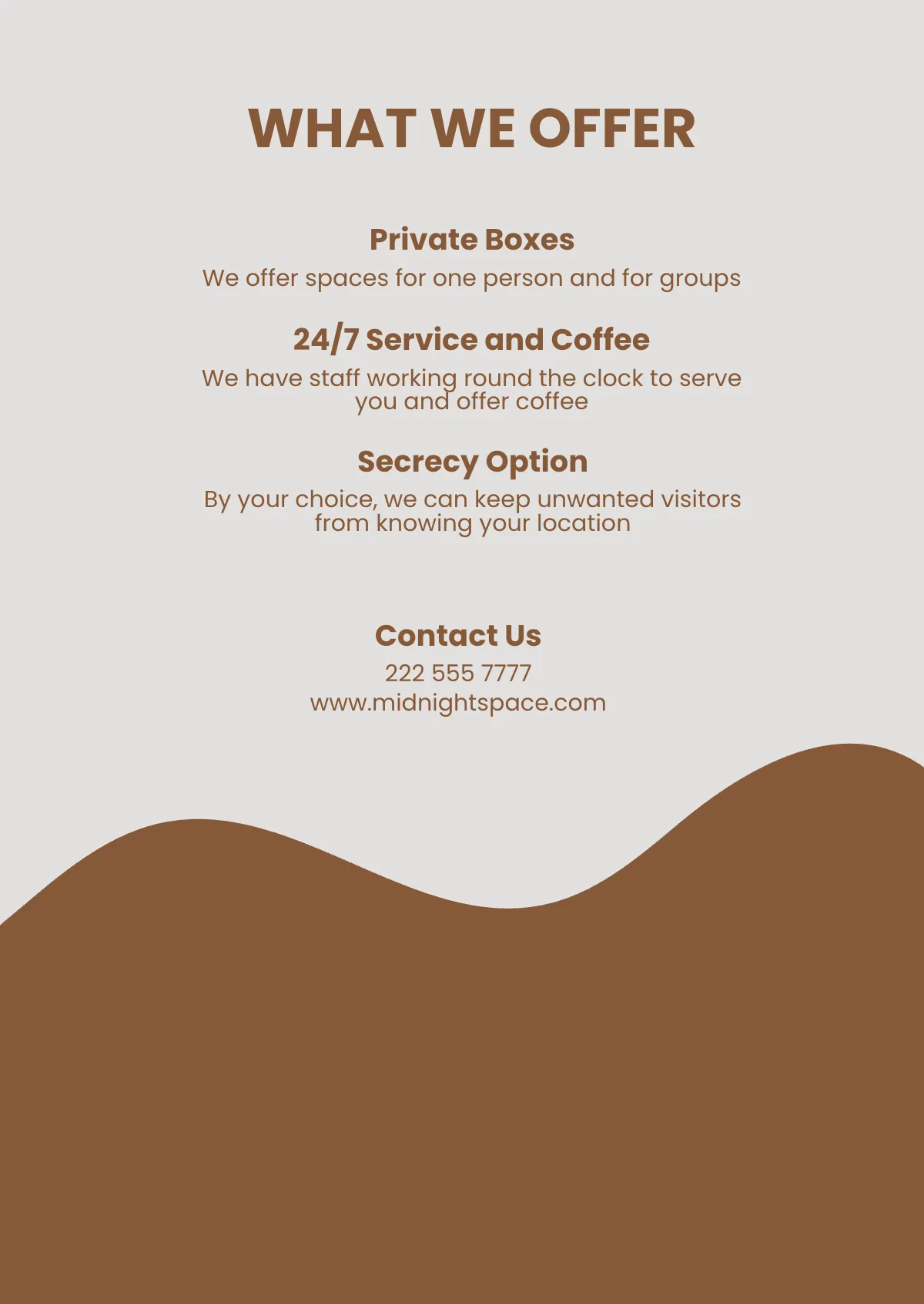 Free Creative Handout Template to Edit Online