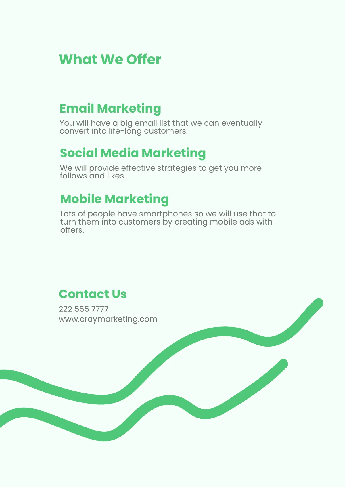 Free Professional Handout Template to Edit Online