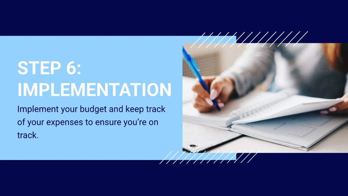 Free Budget Flow Presentation Template to Edit Online