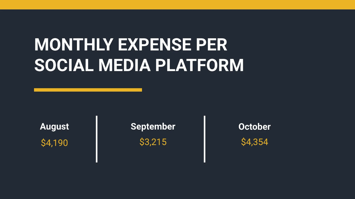 Free 3 Months Budget Presentation Template to Edit Online