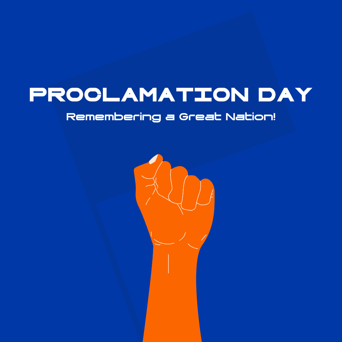 Free Proclamation Day FB Post Template