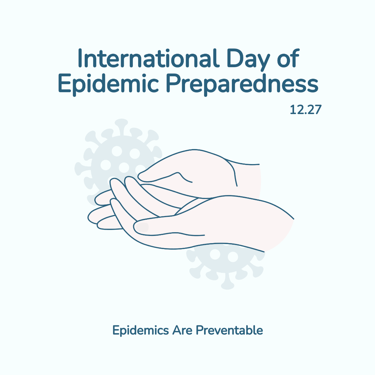 International Day of Epidemic Preparedness Instagram Post Template