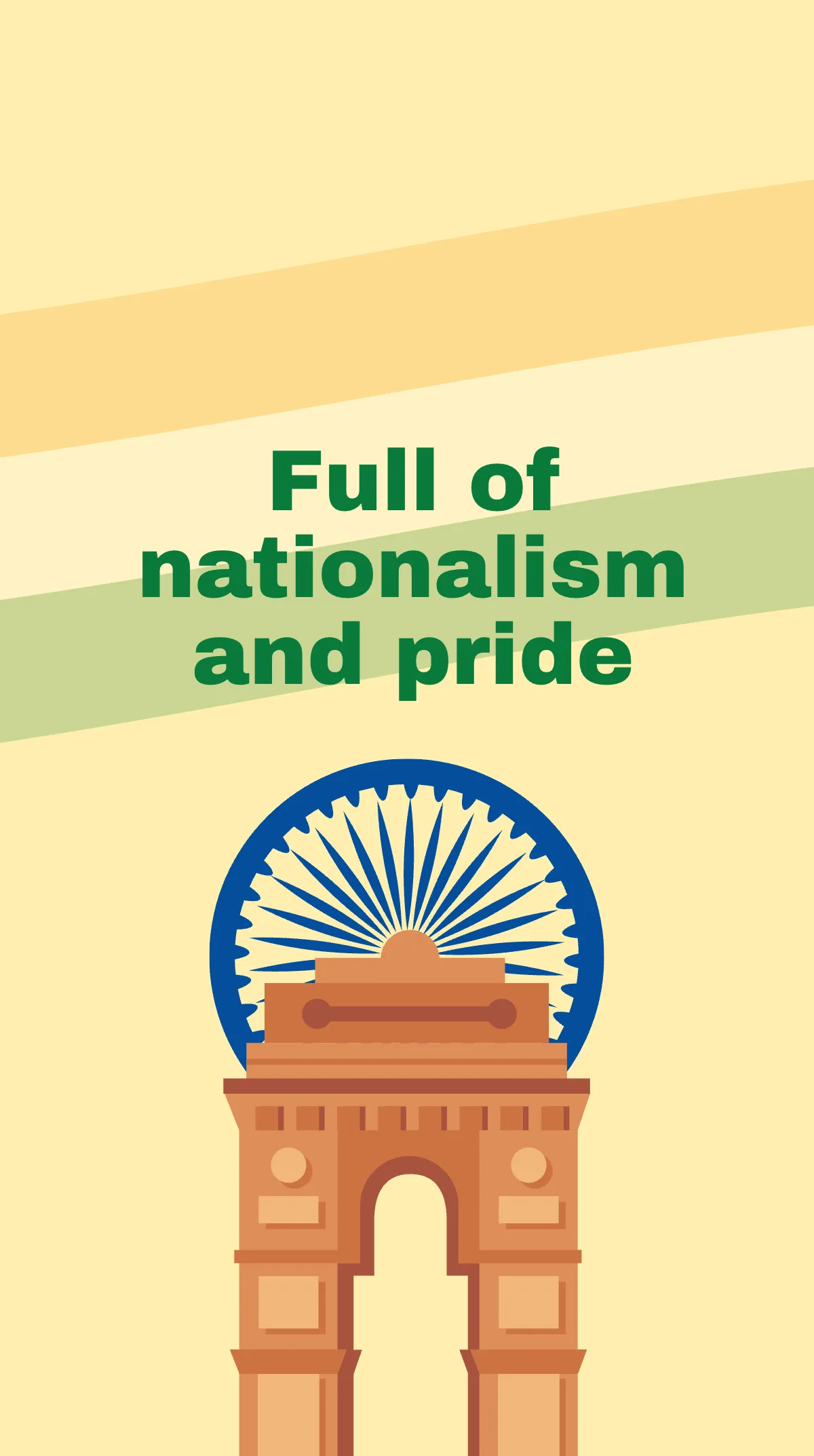 Free Republic Day Instagram Story Template to Edit Online