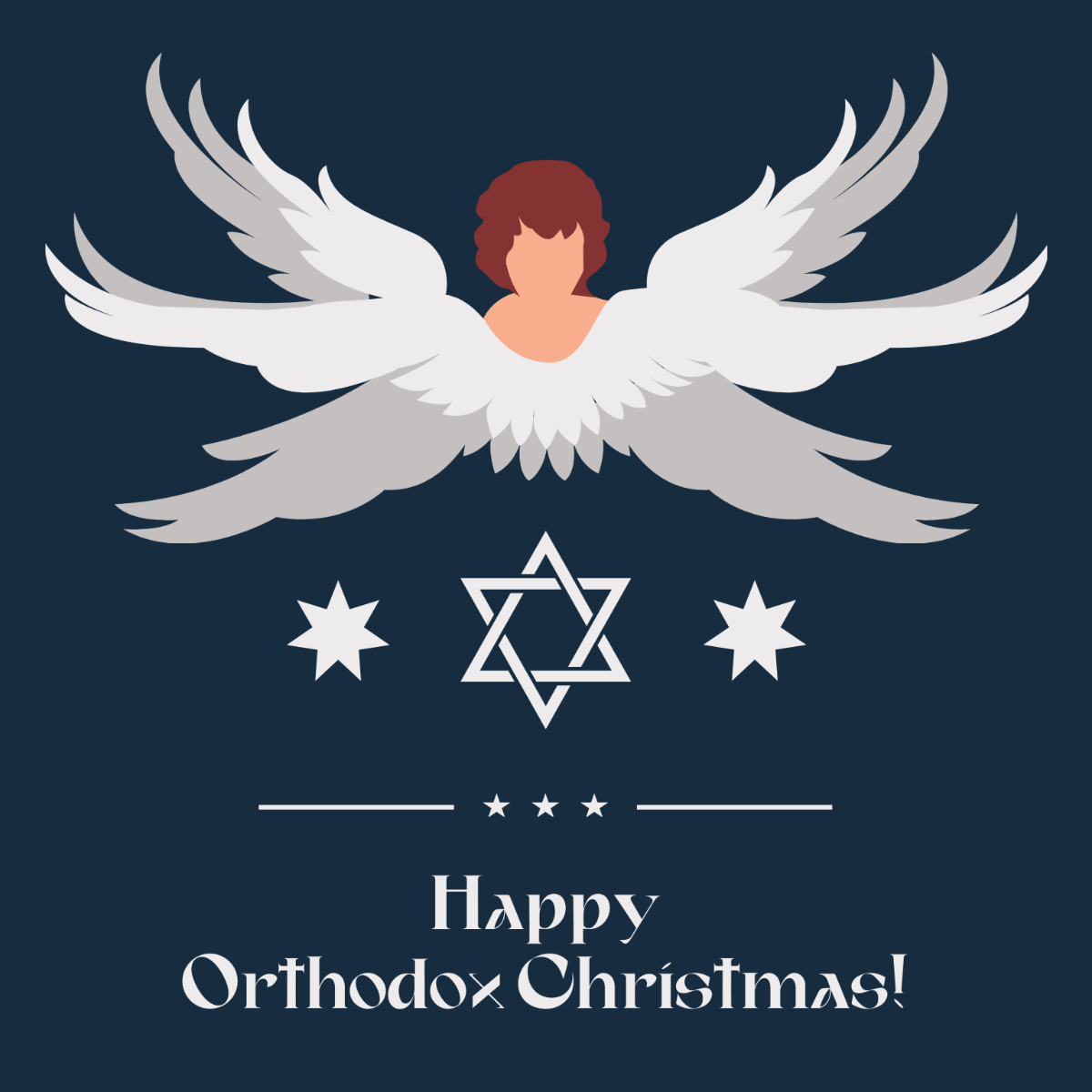 Free Orthodox Christmas Illustration Template