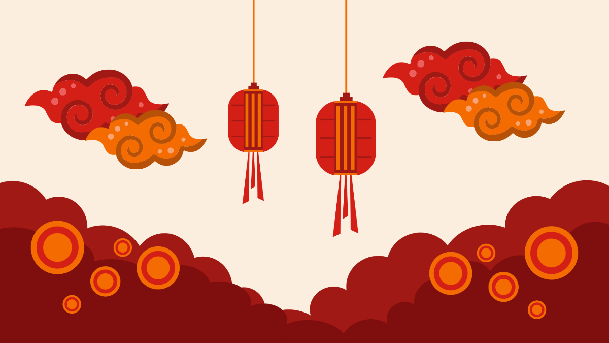 High Resolution Chinese New Year Background Template