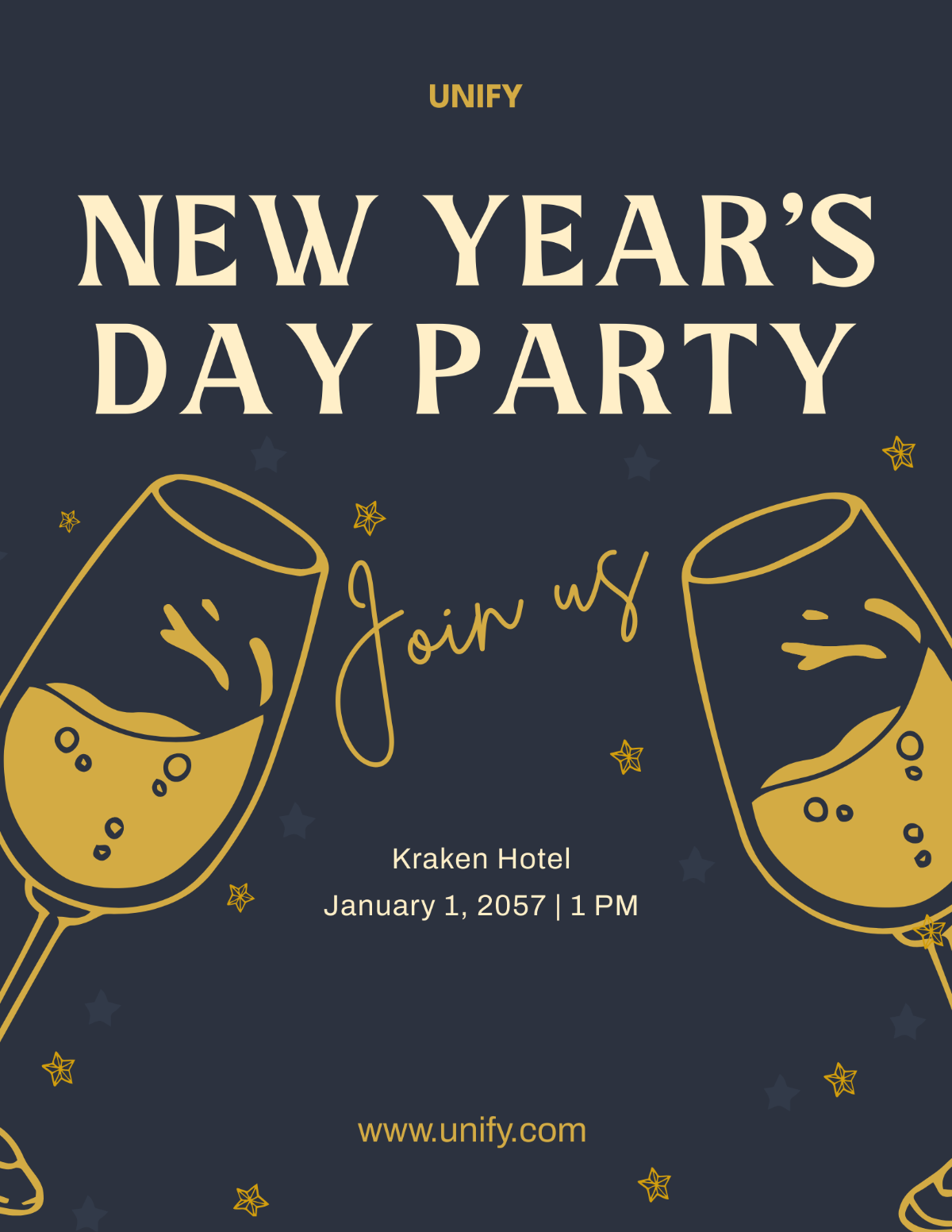 New Year's Day Flyer