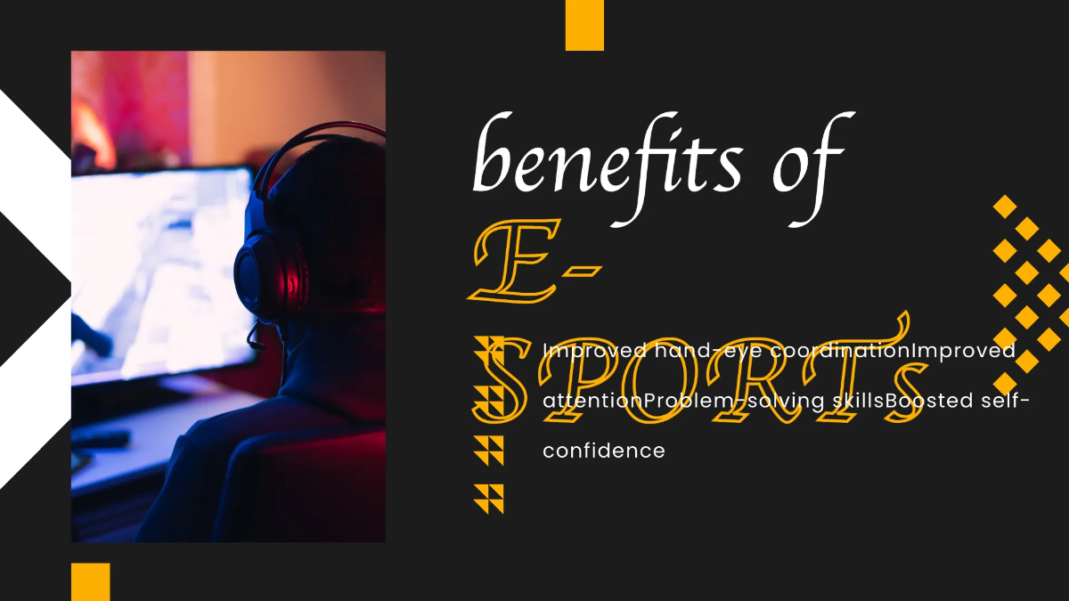 Free Esport Gaming Presentation Template to Edit Online