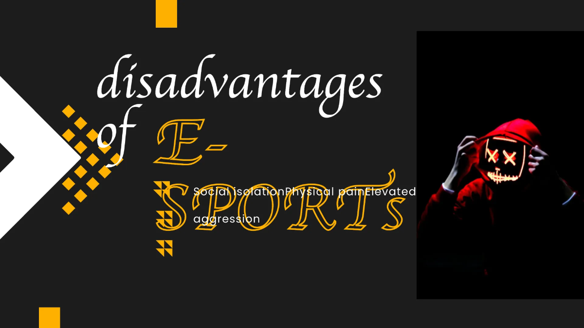 Free Esport Gaming Presentation Template to Edit Online