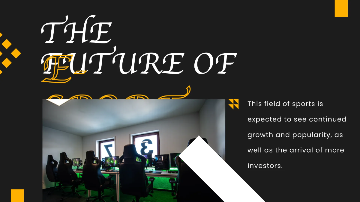 Free Esport Gaming Presentation Template to Edit Online