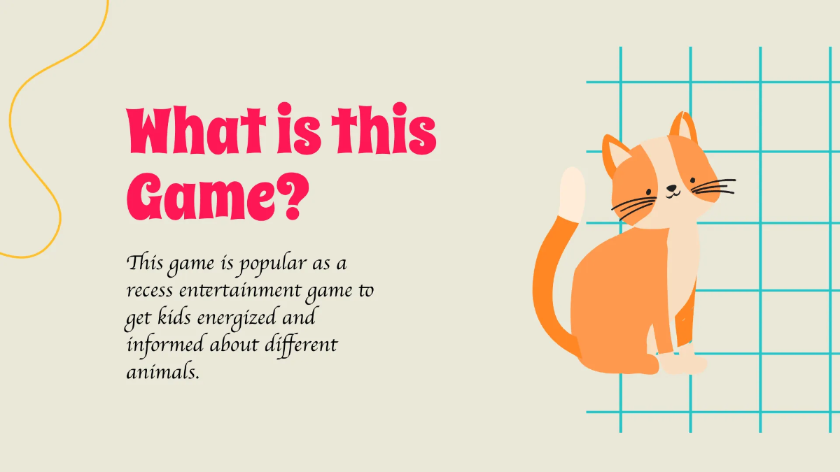 Free Animal Game Presentation Template to Edit Online