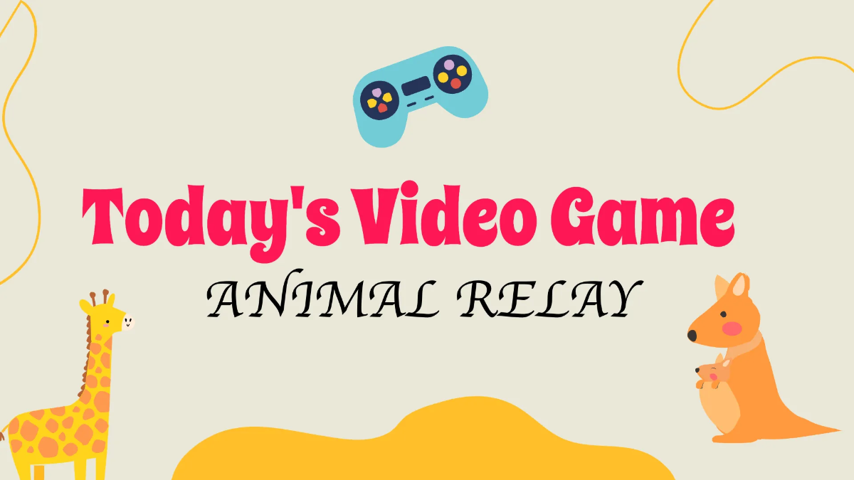Free Animal Game Presentation Template to Edit Online
