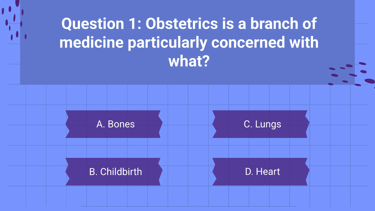 Free Trivia Game Fun Presentation Template to Edit Online