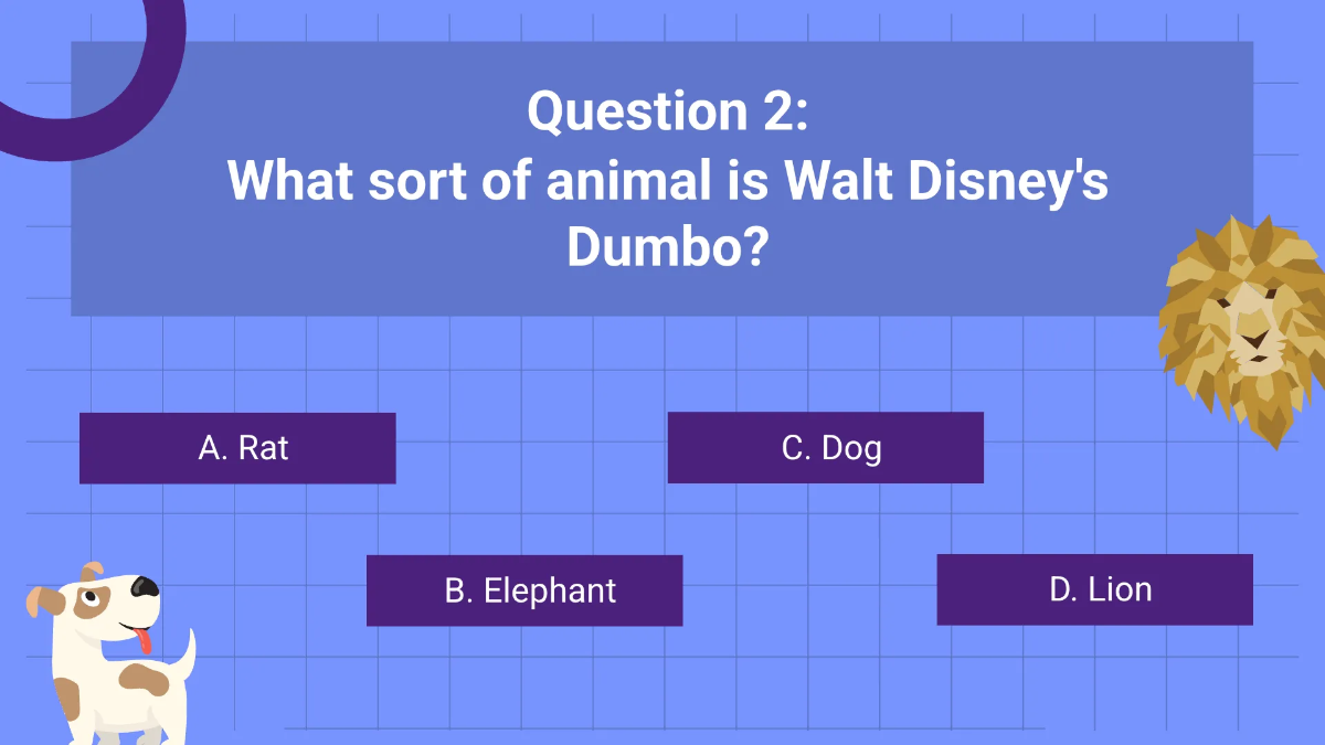 Free Trivia Game Fun Presentation Template to Edit Online