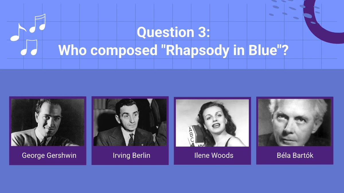 Free Trivia Game Fun Presentation Template to Edit Online