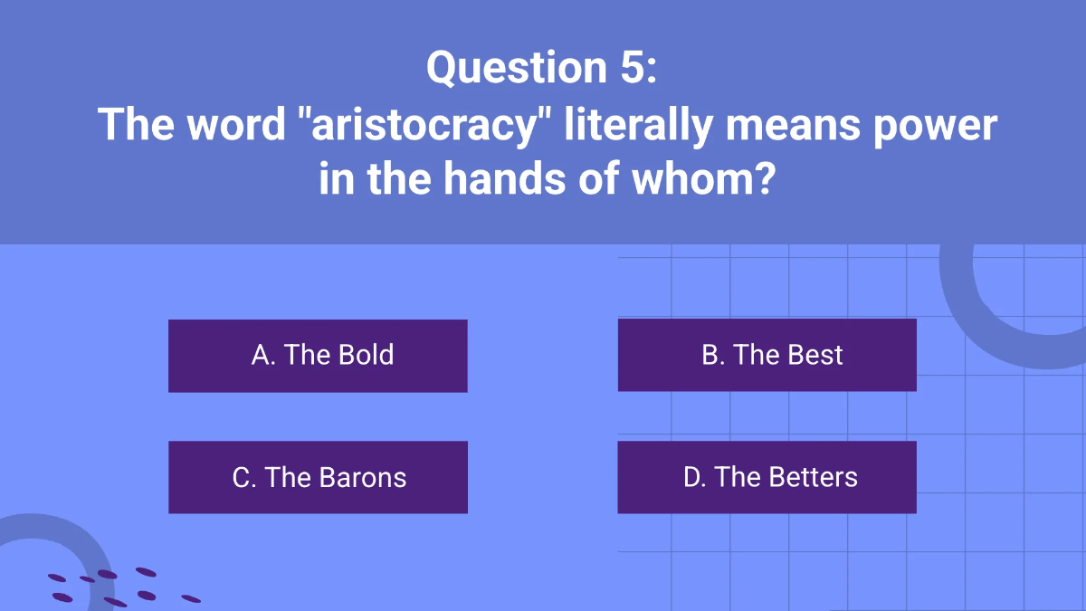 Free Trivia Game Fun Presentation Template to Edit Online