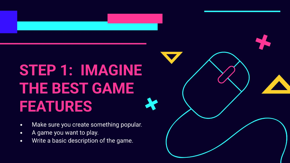 Free Online Gaming Presentation Template to Edit Online