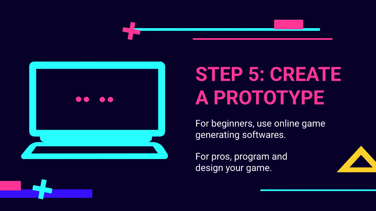 Free Online Gaming Presentation Template to Edit Online