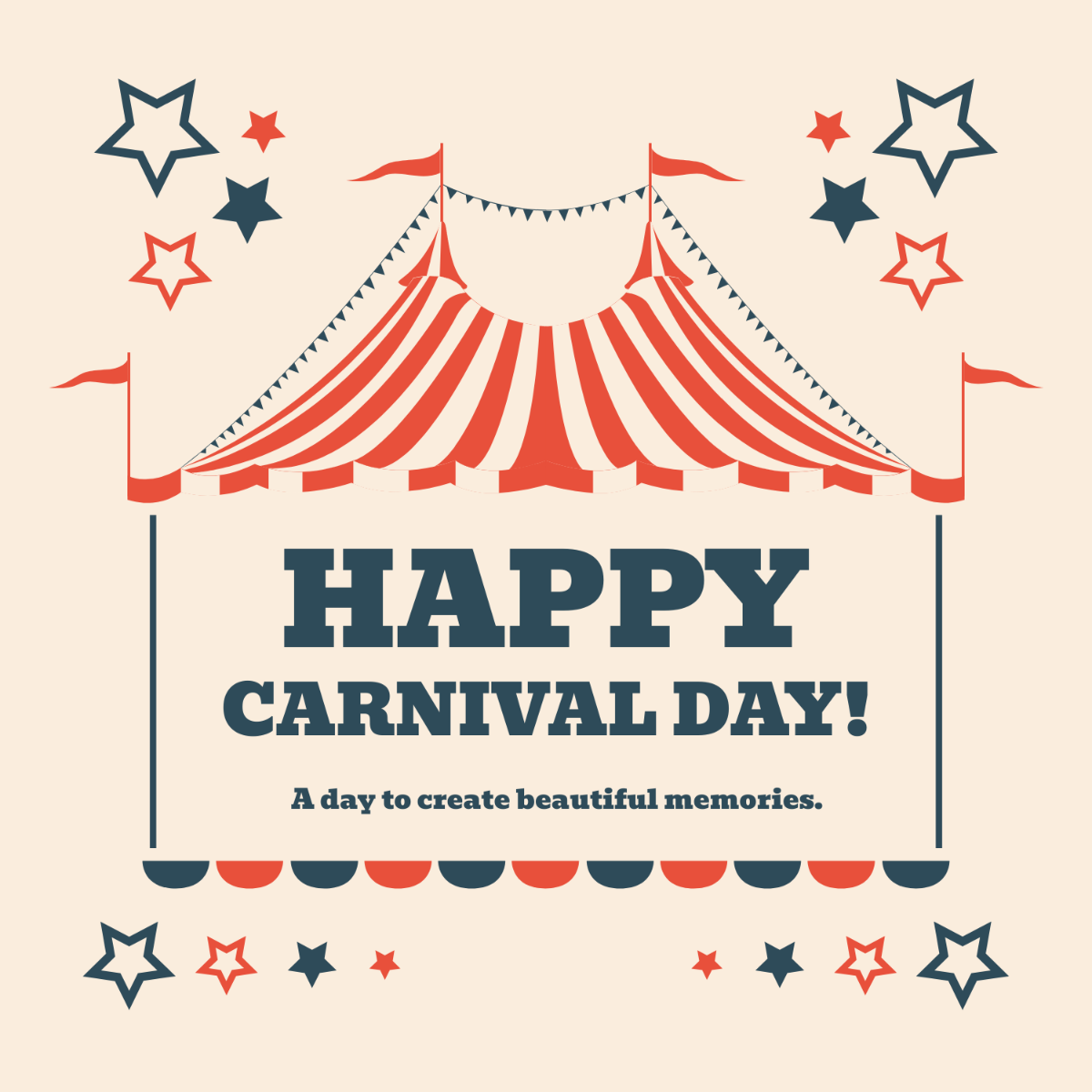 Carnival Poster Vector Template