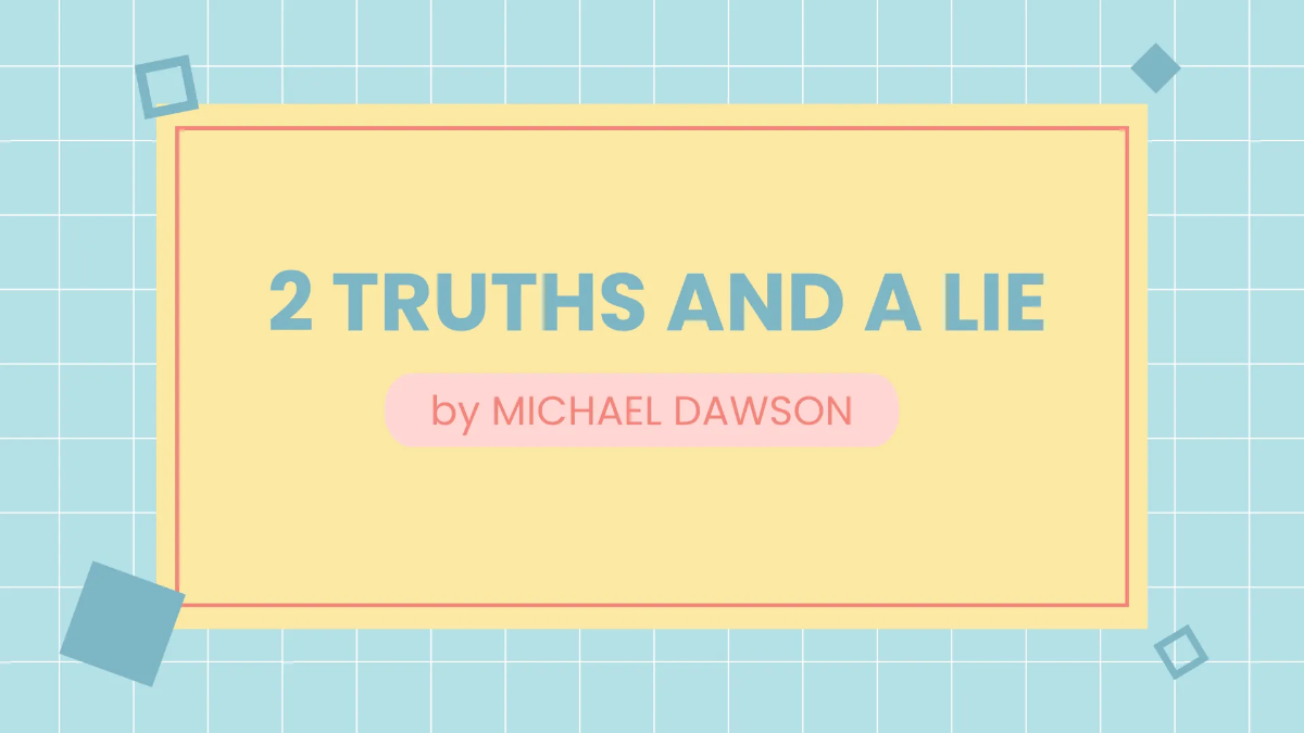 Free Fun Game Presentation Template to Edit Online