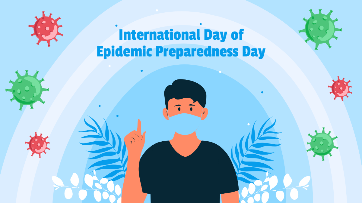 International Day of Epidemic Preparedness Day Background Template