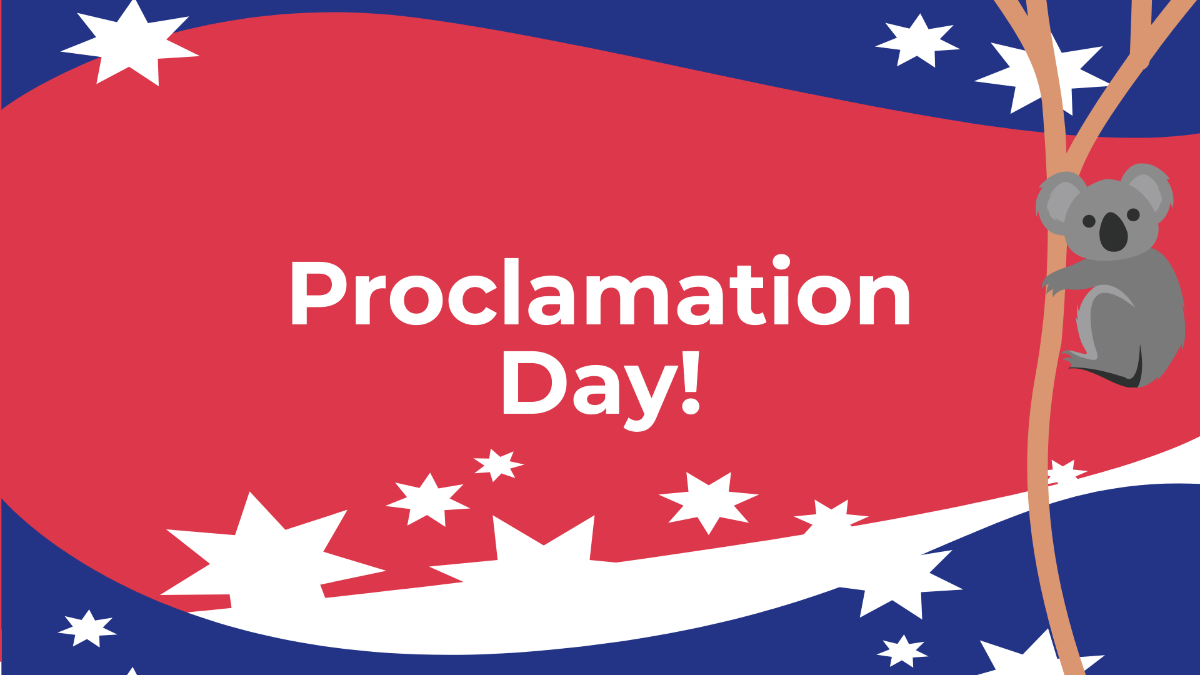 Proclamation Day Background Template