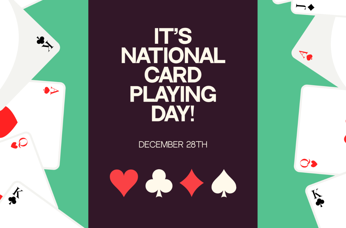 National Card Playing Day Banner Template