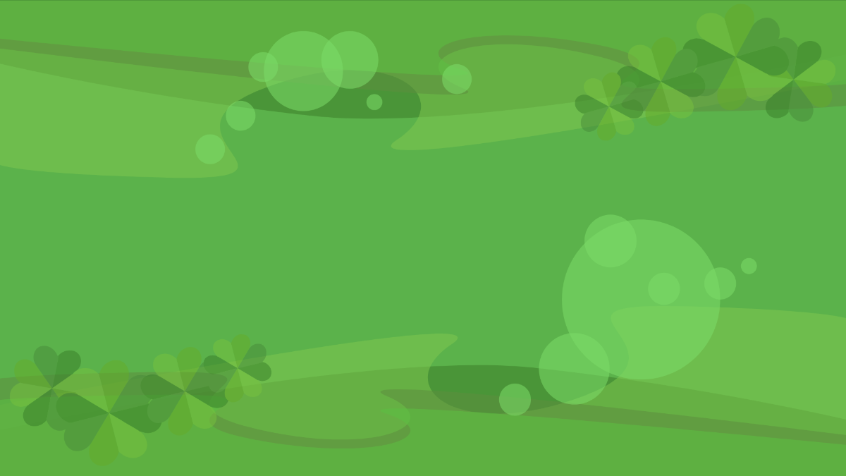 St. Patrick's Day Abstract Background Template