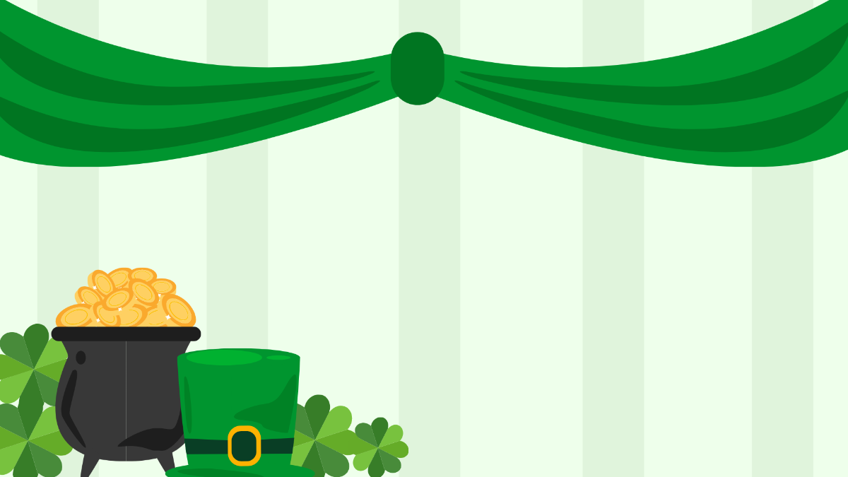 Free St. Patrick's Day Banner Background Template