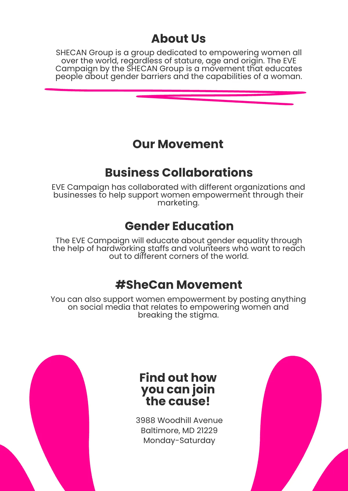 Free Campaign Handout Template to Edit Online