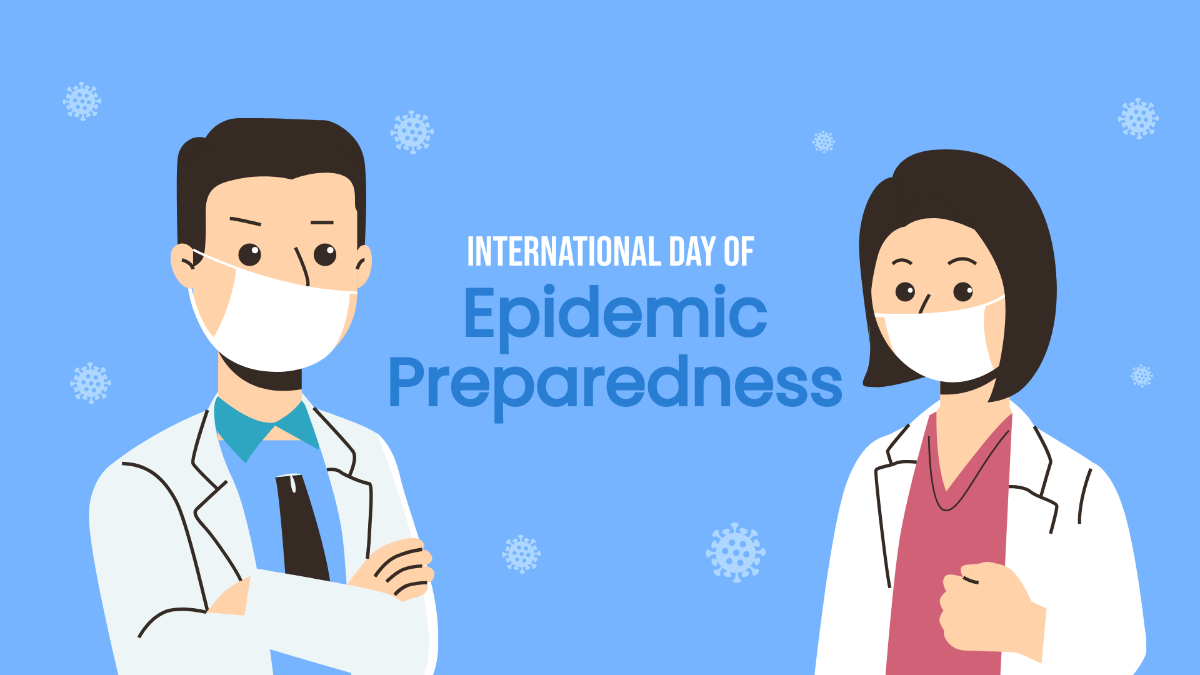 High Resolution International Day of Epidemic Preparedness Background Template