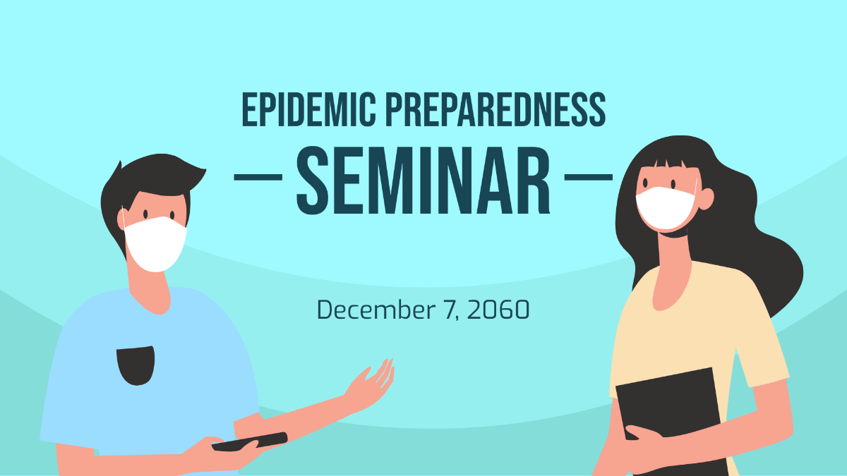 Free International Day of Epidemic Preparedness Invitation Background Template